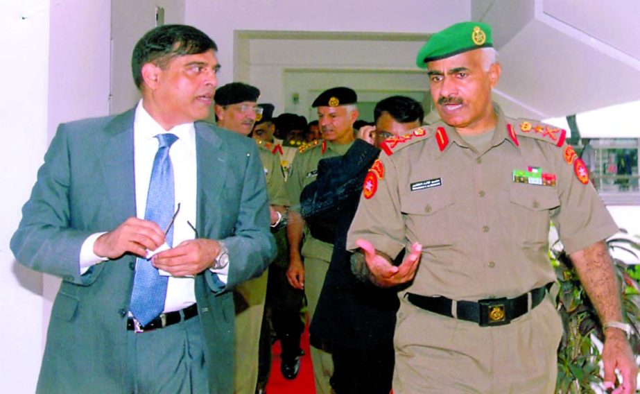 A delegation of Kuwait led by Deputy Chief of Staff of Kuwait Army Lieutenant General Mohammed Khaled Al-Khadher, psc, visits Dhaka Export Processing Zone on Sunday to see himself the operational activities of EPZs. Major General Mohd Habibur Rahman Khan,