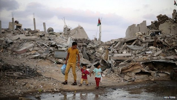 UN officials say nearly 17.000 housing units in the Gaza Strip were destroyed in the recent conflict