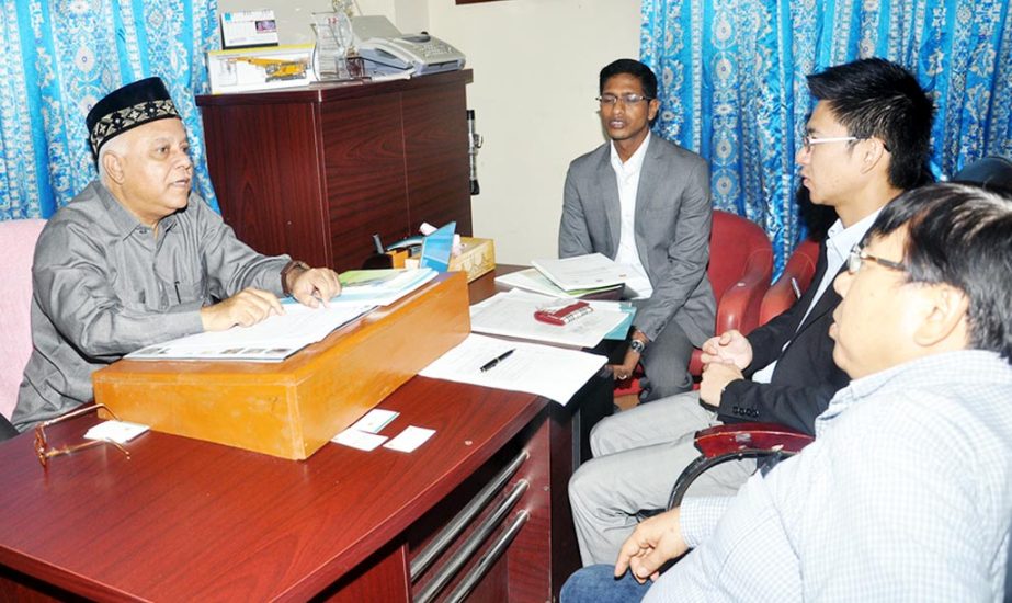 JICA team called on CCC Mayor M Monzoor Alam at his office yesterday.