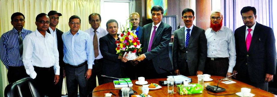 A delegation of the Institute of Cost and Management Accountants of Bangladesh led by its President Mohammed Salim, FCMA called on Prof Dr M Khairul Hossain, Chairman of Bangladesh Securities and Exchange Commission at the latter's office on Thursday.