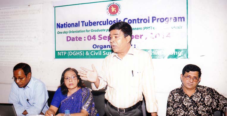 A training programme on TB was held at Chittagong yesterday.