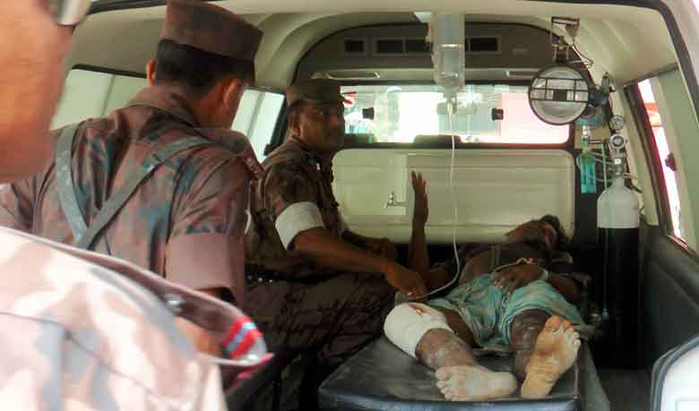 Myanmar citizen Yaba smuggler taken to hospital