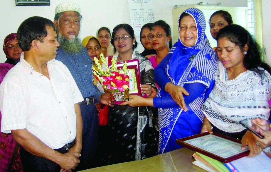 MYMENSINGH: A farewell reception to Kazi Saidur Rahman, DGM, Bangladesh Bank, Mymensingh Branch was held at Mymensingh on Tuesday.