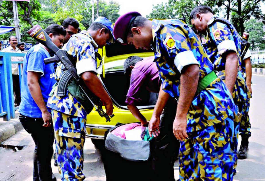 Security â€˜check-posts' being set up near Secretariat ahead of Eid-ul Azha.