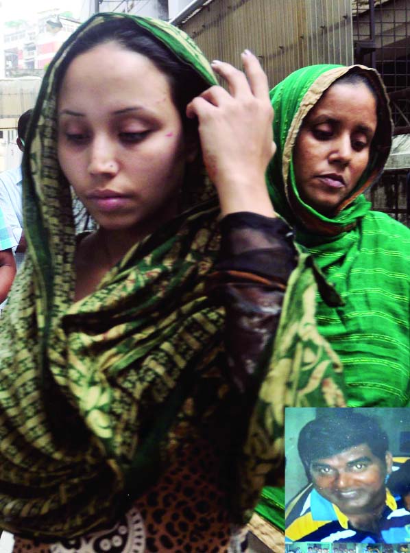 Police arrested one Lovely Yasmin Neena for allegedly killing her husband in city's Mirpur area. This photo was taken from Dhaka Medical College and Hospital (DMCH) on Monday.