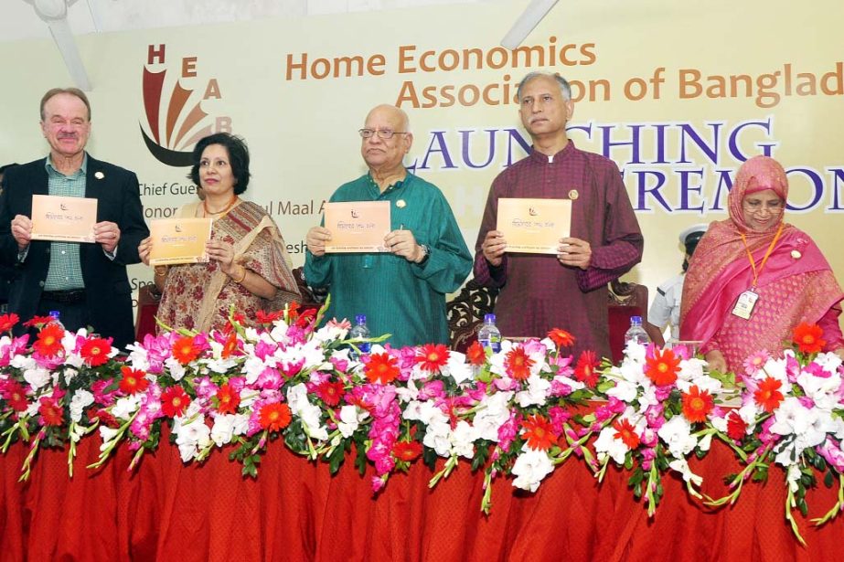 The inaugural ceremony of 'Home Economics Association of Bangladesh' was held at the Home Economics College Auditorium in the city on Friday. Finanace Minister AMA Muhith was the chief guest at the function chaired by the chairperson of the association