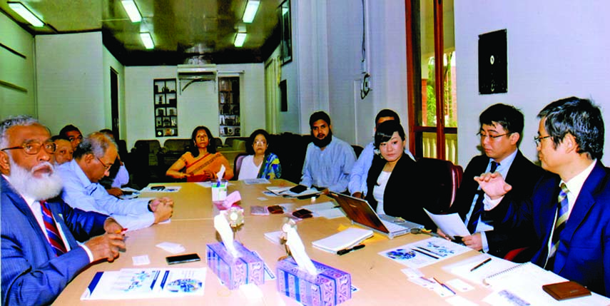 A delegation of Japanese Mitsubishi Heavy Engineering and Services Private Ltd led by its Chairman & CRO, Asia Pacific & India Mr Kobayashi Shigehisa, called on Prof. Khaleda Ekram, Vice-Chancellor, BUET at the latter's office on Wednesday. During the me