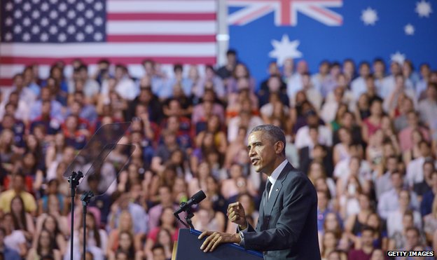 President Barack Obama sought to reassure US allies in the Asia-Pacific of its commitment