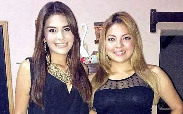 Maria Jose Alvarado (L) and her sister Sophia were last seen in the Santa Barbara area
