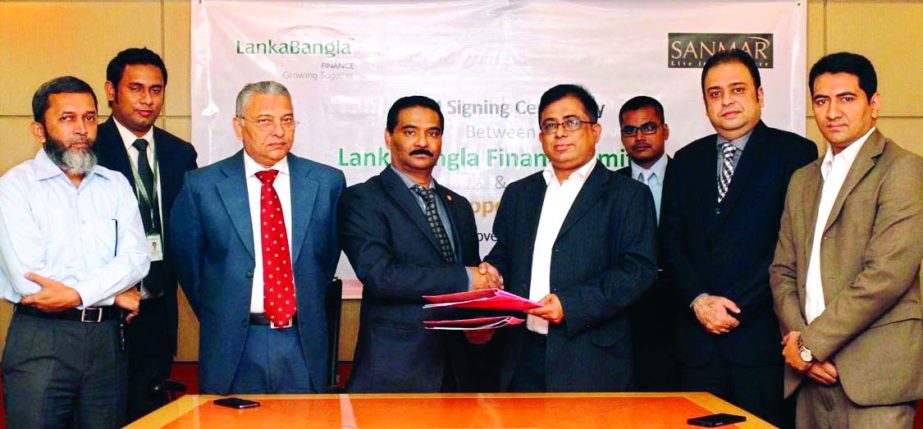 Lanka Bangla Finance Limited and Sanmar Properties Limited sign a Memorandum of Understanding recently to provide Home & Mortgage Loan facility for the properties customers.