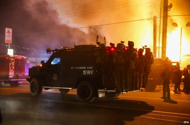 Police say they did not use their firearms during the rioting