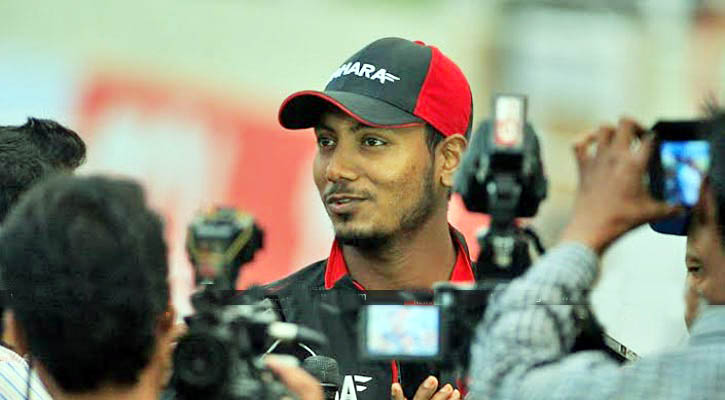 Abul Hasan talking to media at the Sher-e-Bangla National Cricket Stadium in Mirpur on Thursday.