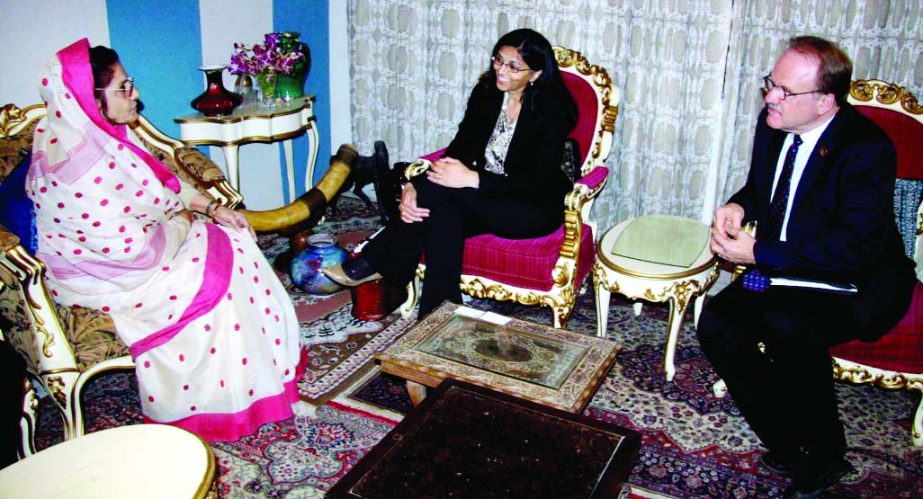 US Assistant Secretary of State for South and Central Asian Affairs Nisha Desai Biswal called on Leader of the Opposition Begum Rawshan Ershad at her residence in the city on Friday.