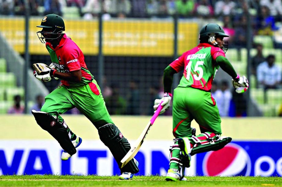 Mahmudullah and Mushfiqur Rahim added 134 for the fifth wicket during the fourth ODI match between Bangladesh and Zimbabwe at the Sher-e-Bangla National Stadium in Mirpur on Friday.