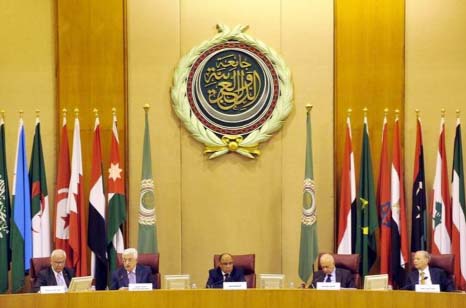 Arab League leaders at a meeting in Cairo on Saturday.