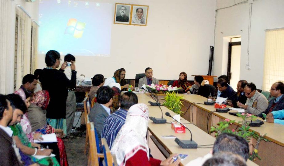 Khondokar Rakibur Rahman, Additional Secretary, Ministry of Forest and Environment attended a discussion meeting with the officers of Bangladesh Forest Research Institute ( BFRI) on Saturday. Director of BFRI Dr Shahina Akter presided over the meeting.