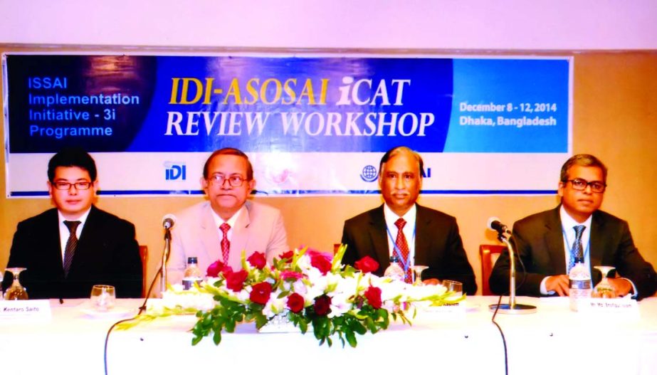 Masud Ahmed, Comptroller and Auditor General of Bangladesh, inaugurating 5-day long International "Review Workshop" jointly organized by INTOSAI Development Initiative and Asian Organisation of Supreme Audit Institutions at CAG office on Monday.