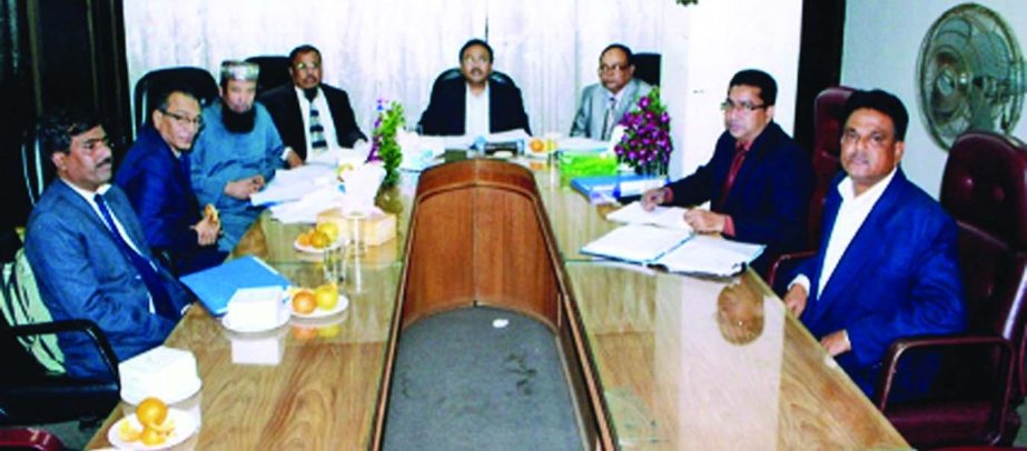 Md Anowar Hossain, Chairman of Islami Commercial Insurance Co Ltd, presiding over the 104th meeting of the Board of Directors of the company at its board room recently.