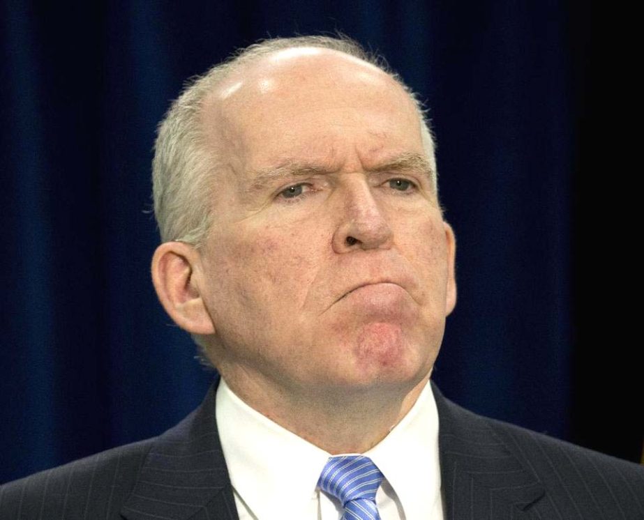 CIA Director John Brennan Addressing a press conference in Washington