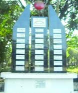 MOULVIBAZAR: The victory Monument.