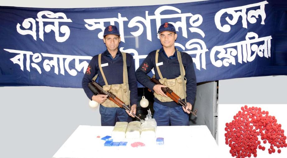Anti-smuggling team of Bangladesh Navy recovered about 30 thousand contraband yaba tablets from outer berth of Chittagong Port on Friday late night.