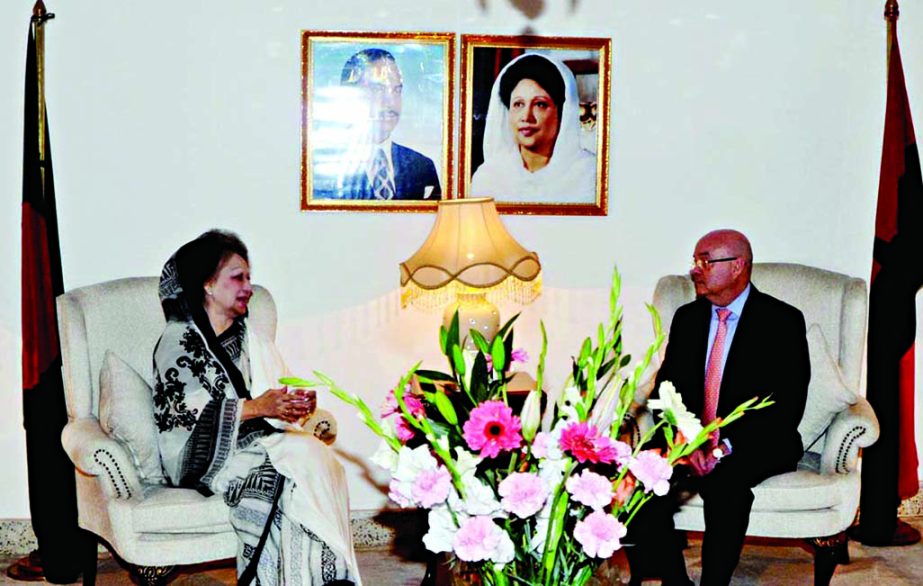 British High Commissioner Robert Gibson called on BNP Chairperson Begum Khaleda Zia at her Gulshan office on Wednesday.