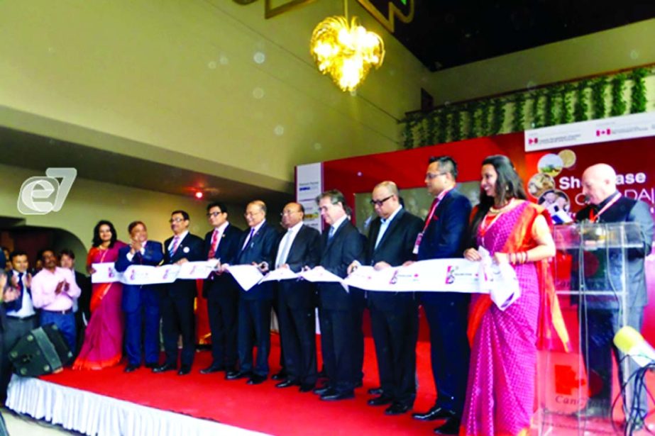 Commerce Minister Tofail Ahmed, inaugurating a two-day long Showcase Canada-2015 (trade and education fair) at a city hotel on Saturday organized by Canada Bangladesh Chamber of Commerce and Industry (CanCham) in association with Canadain High Commission.