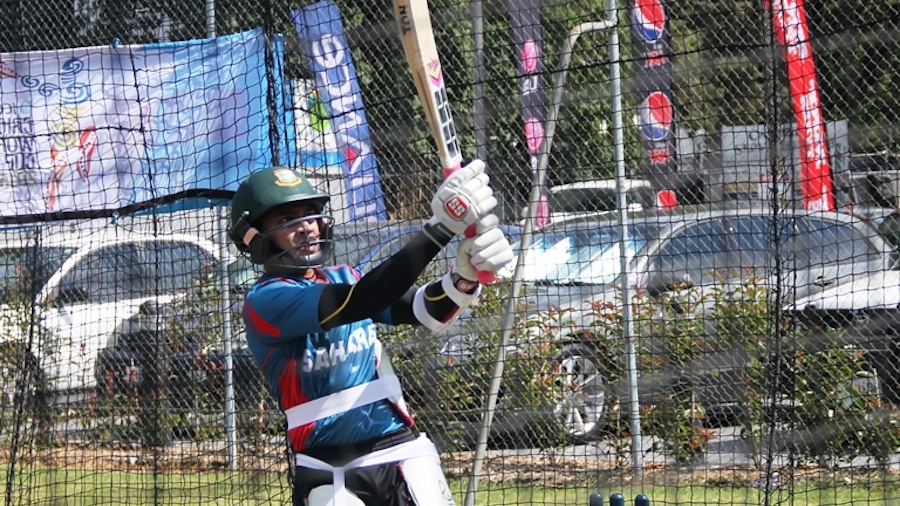 Mushfiqur Rahim batted the longest in the nets during the practice session of World Cup 2015 at Canberra on Monday.