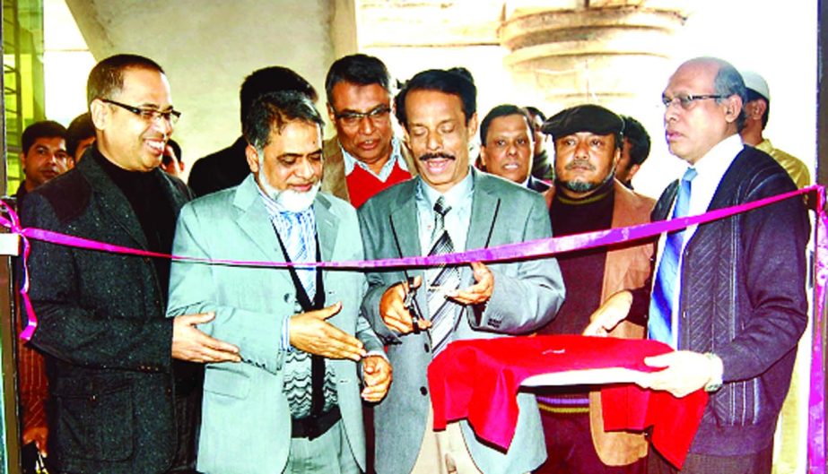 Syed Aftear Hussain Pear, Director of Bangladesh Development Bank Limited, inaugurating 32nd Branch of the bank at Saifur Rahman Road in Moulvibazar recently.