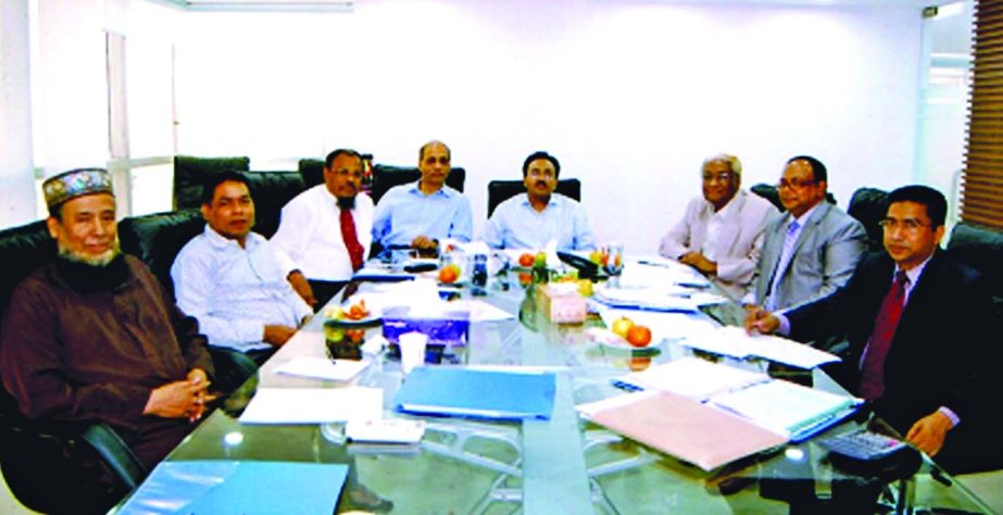 Md Anowar Hossain, Chairman of Islami Commercial Insurance Co Ltd, presiding over the 105th Board meeting at the company's boardroom recently.