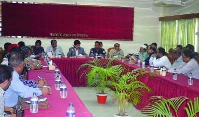 KISHOREGANJ: SM Alam, DC, Kishoreganj addressing a preparation meeting on National Children Day and the birth day of Bangabondhu Shiekh Mujibur Rahman and Independence Day at local Collectorate conference room on Wednesday.