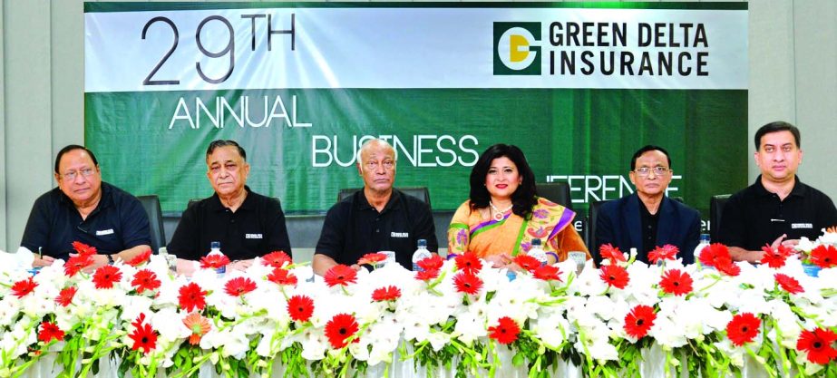 AKM Nurul Absar, Chairman of Green Delta Insurance Company, speaking on the occasion of 29th Annual Business Conference in the city recently.