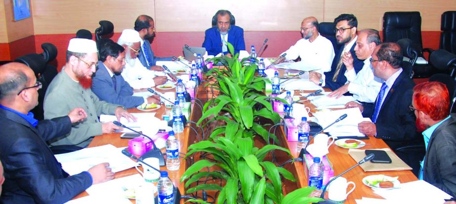 Khalid Rahim, Chairman of Audit Committee of the Board of Directors of Al-Arafah Islami Bank Limited, presiding over the 144th meeting at its board room recently.