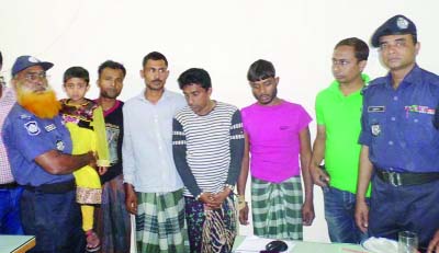 KISHOREGANJ: Police arrested four alleged kidnappers from Nandail Upazila im Mymensingh on Thursday morning.