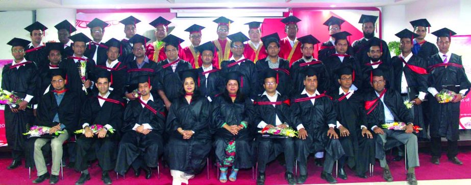 Robi Axiata Ltd recognizes 31 of its talents at its corporate office in the city on Thursday through a Talent Graduation ceremony.