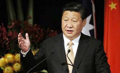 Chinese President Xi Jinping addressing a press conference in Beijing recently.