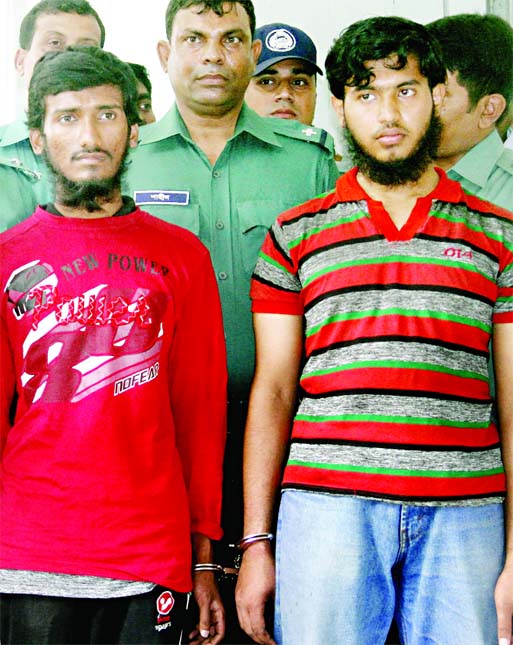 Two madrasah students Md. Zikrullah and Ariful Islam were picked up by Tejgaon police allegedly for their involvement in killing blogger Washiqur Rahman on Monday.