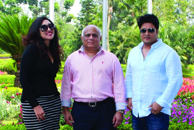Bangladesh film star Ferdous Ahmed and Indian film star Rituparna Sengupta, visiting Beximco Industrial Park at Gazipur on Wednesday. Beximco Group Director and CEO Syed Naved Husain welcomed them at the park.
