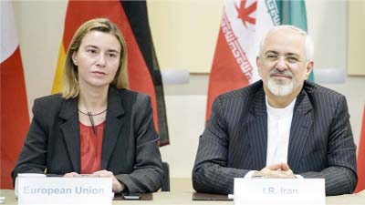 Iran's FM Zarif said that if the results of the negotiations are approved, he and EU foreign policy chief Federica Mogherini would deliver a statement