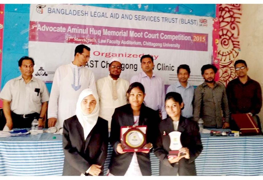 Students honoured with "Best Petion Award"" of Southern University Bangladesh."