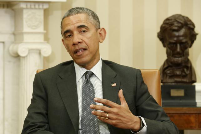 U.S. President Barack Obama at the White House in Washington April 14, 2015. ReutersJonathan Ernst