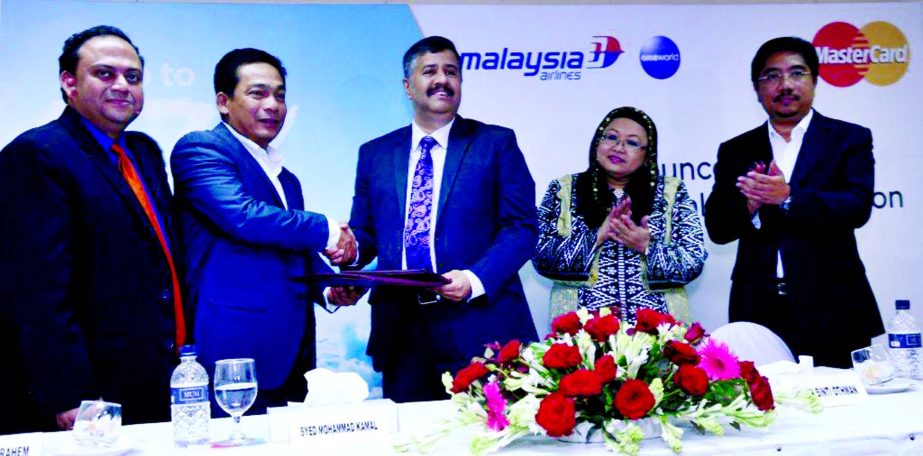 MasterCard Bangladesh signs a deal with Malaysia Airlines recently to get rebate on airline's tickets upto 37percent on Business class and upto 30percent on Economy class for travelling to 14 destinations. This offer will be effective from 15th April, 20