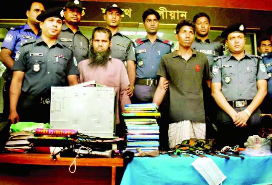 A special squad of police arrested two suspects from a residence at Kalmapara area of Savar on Friday morning in connection with Ashulia bank robbery.