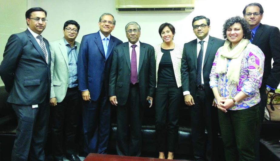 Giriraj S Jadeja, Regional Head of Asia Financial Institutions Group-IFC and senior officials of IFC visited Prime Bank Limited recently and exchanged views with Ahmed Kamal Khan Chowdhury, Managing Director of the bank recently.