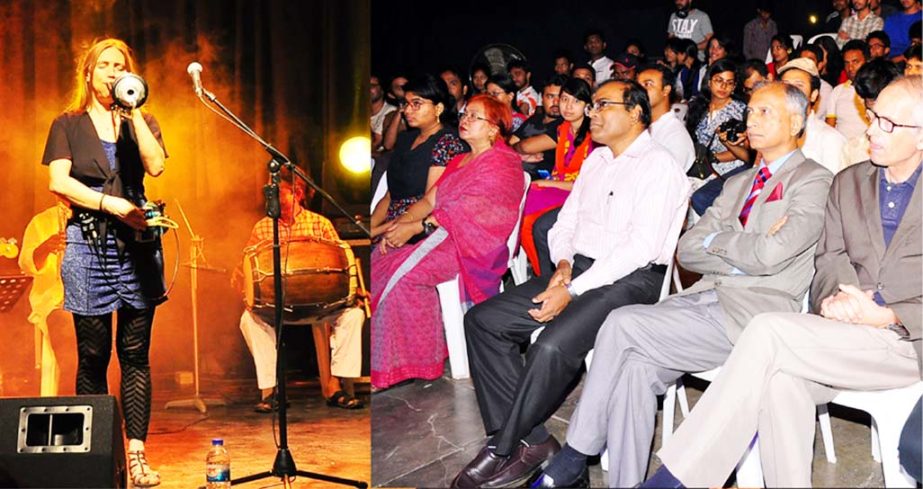 The Theater and Performance Studies Department of Dhaka University and the Netherlands Embassy in Dhaka jointly organized a Musical Programme on Saturday at the Nat-Mondal Auditorium of the University. DU Vice-Chancellor Prof Dr AAMS Arefin Siddique atten