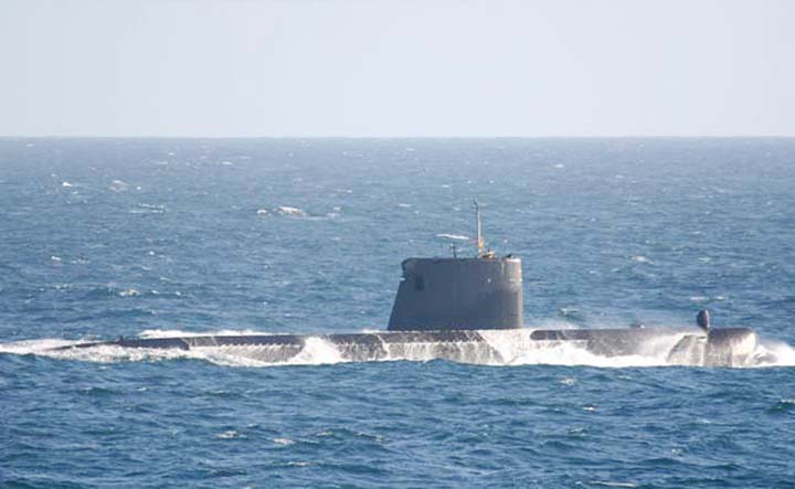 Picture shows NATO anti- submarine exercise begins in North Sea.