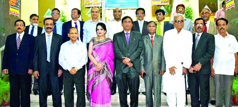 Bangladesh Development Bank Ltd recently accorded a farewell reception to its former chairman of the board Prof Santi Narayan Ghosh and Directors Niaz Rahim, Amalendu Mukherjee, M Ishaque Bhuiya, Selima Ahmed, Krishibid Moshiur Rahman (Humayun) and Md Fay