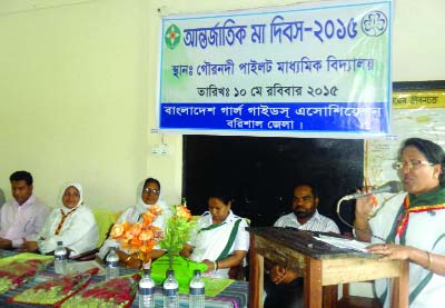 BARISAL: Participants at a discussion meeting organised on the occasion of the World Mother's Day at Gournadi Pilot School on Sunday.