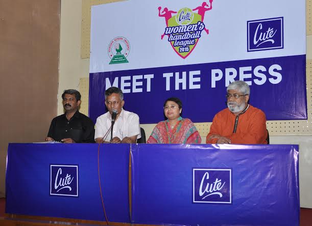 General Secretary of Bangladesh Handball Federation Asaduzzaman Kohinoor speaking at a press conference at the Dutch-Bangla Bank Auditorium of Bangladesh Olympic Association Bhaban on Saturday.