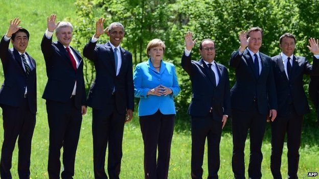 G7 leaders will also be discussing Greece and climate change